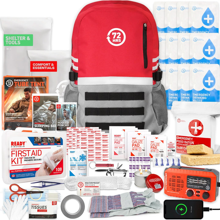 72HRS Deluxe Backpack - Emergency Survival Kit