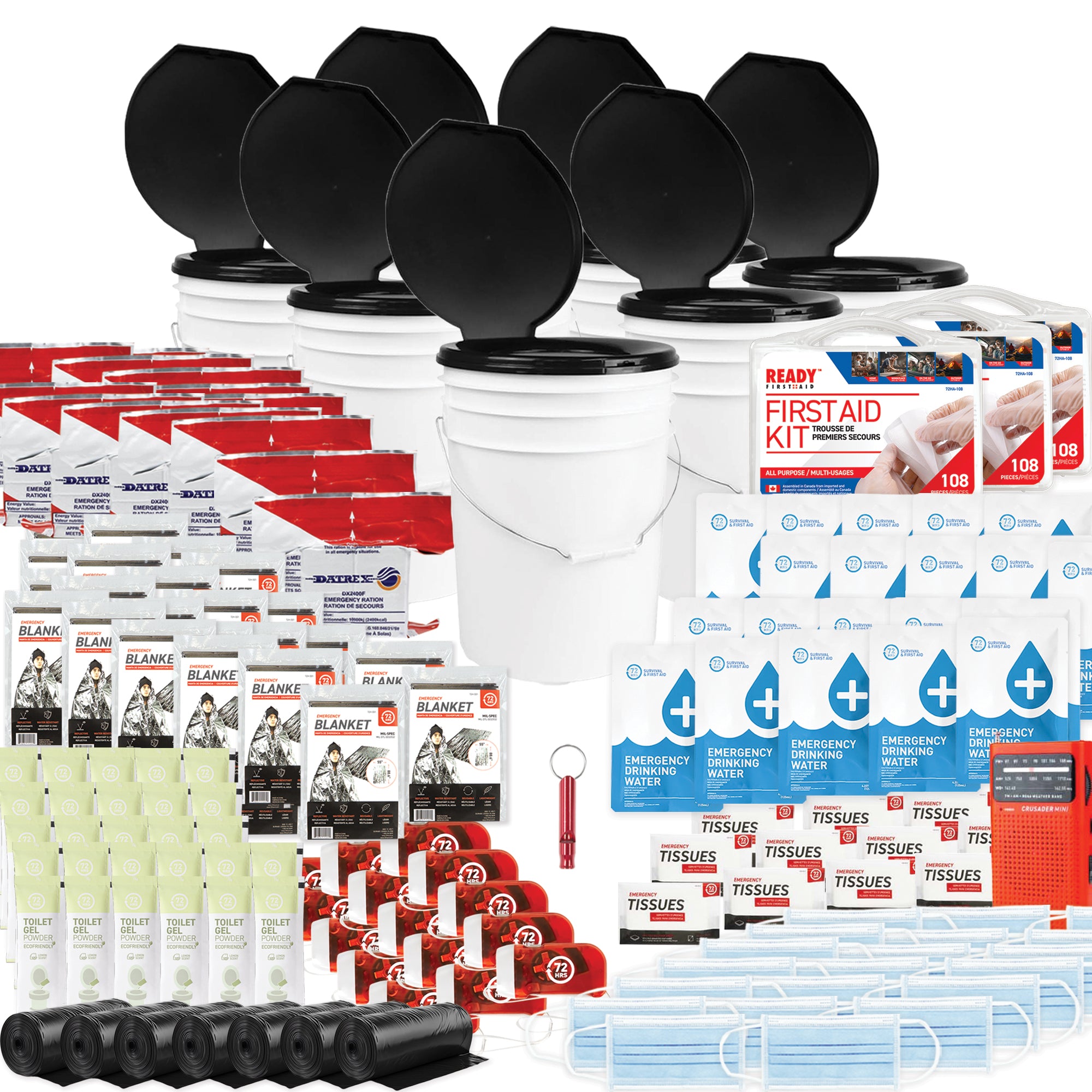 100 Person Essential Group Kit – 72Hours.com