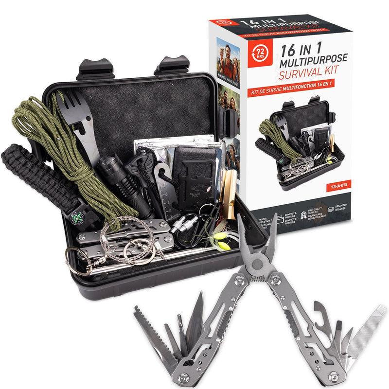 16-in-1 Multi Purpose Survival Kit