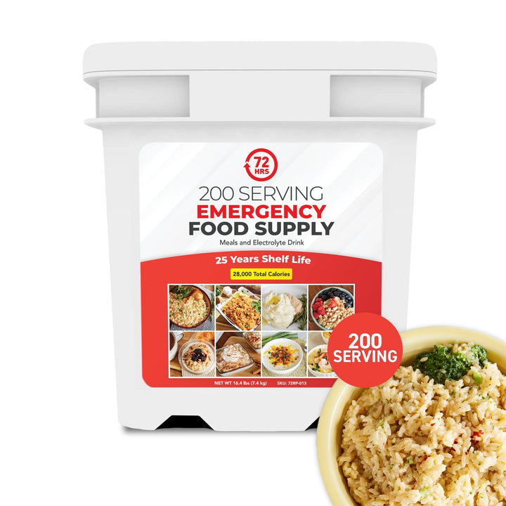 72HRS (200 Servings) 2000 Calories Per Day Emergency Food Supply Survival Food Kit