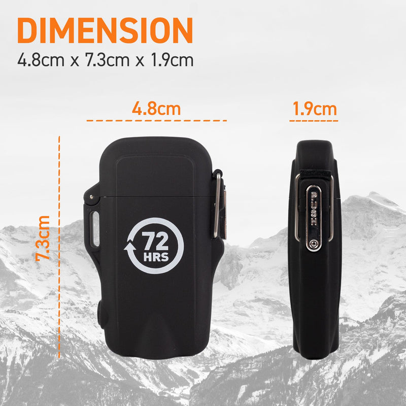 72HRS Electric Lighter - Black