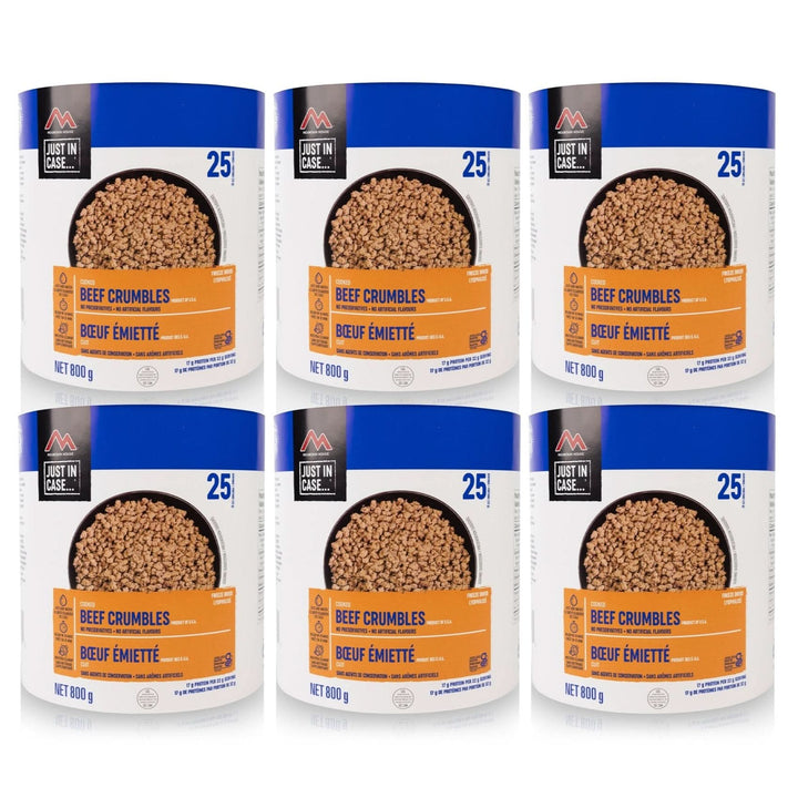 Ground Beef (Gluten Free) #10 Can Package - 6 cans (Mountain House®)