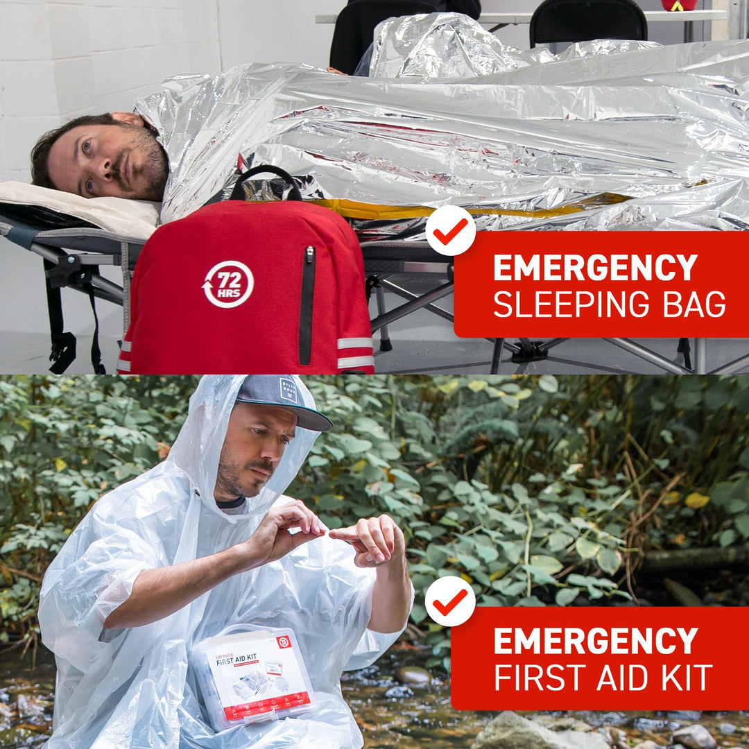 2 Person 72HRS Deluxe Backpack - Emergency Survival Kit – 72Hours.com