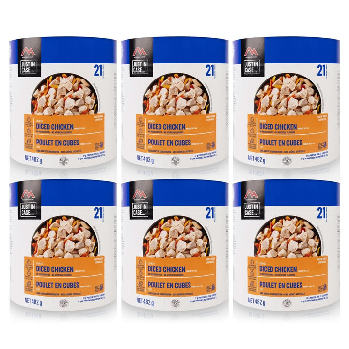 Diced Chicken (Gluten Free) #10 Can Package - 6 cans (Mountain House®)