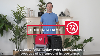 4 Person 72HRS Deluxe Backpack - Emergency Survival Kit