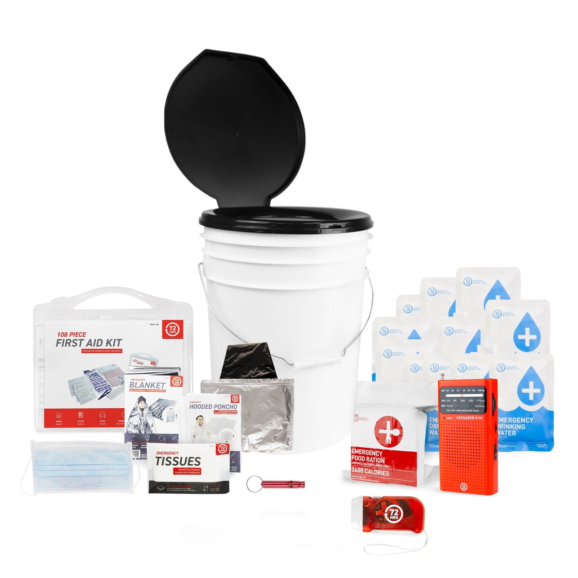 1 Person 72HRS Essential Toilet - Emergency Survival Kit – 72Hours.com