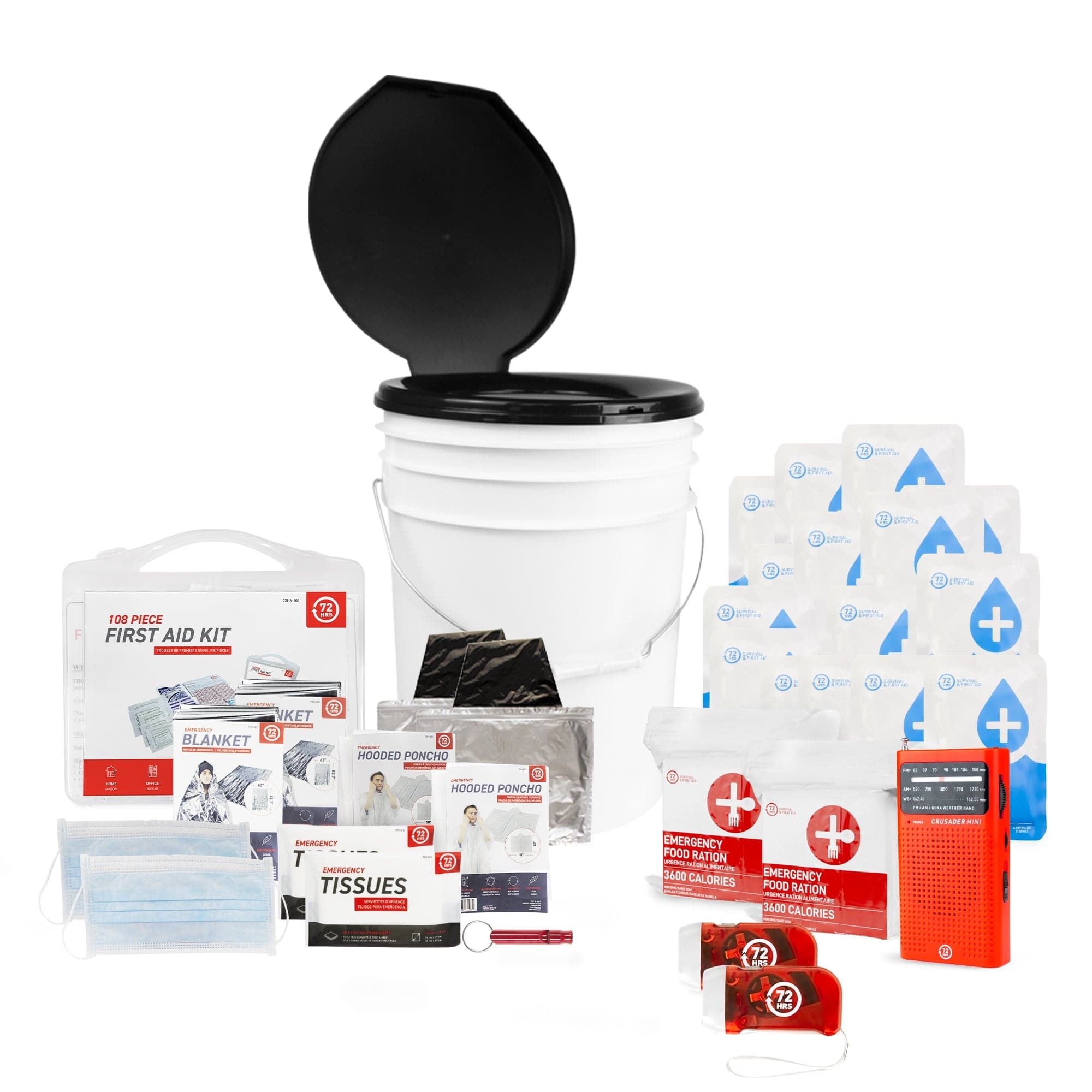 2 Person 72HRS Essential Toilet - Emergency Survival Kit – 72Hours.com