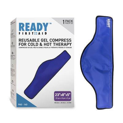 Ready First Aid Reusable Gel Cold & Hot Pack - 23" x 8" x 5"