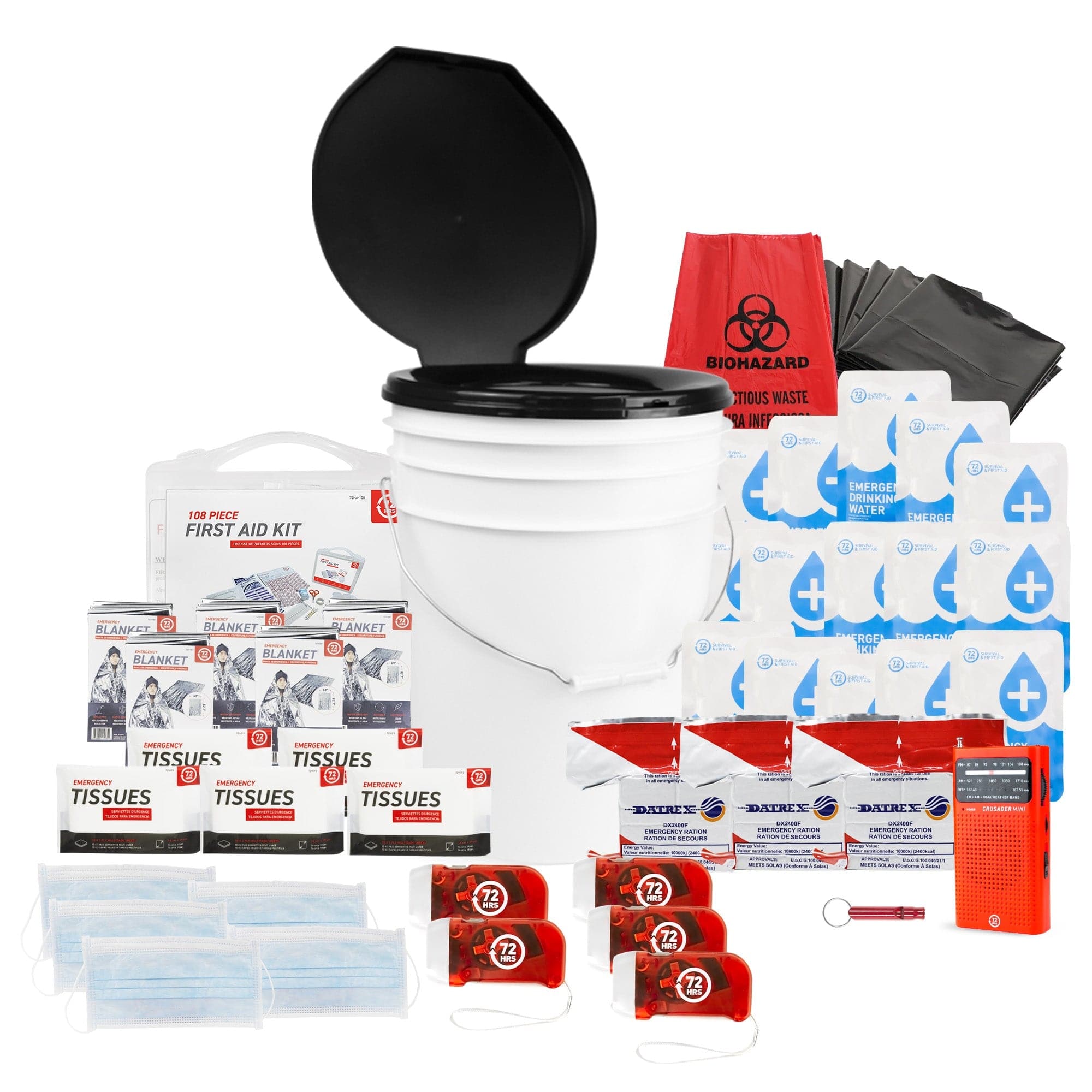 5 Person Essential Group Survival Kit – 72Hours.com