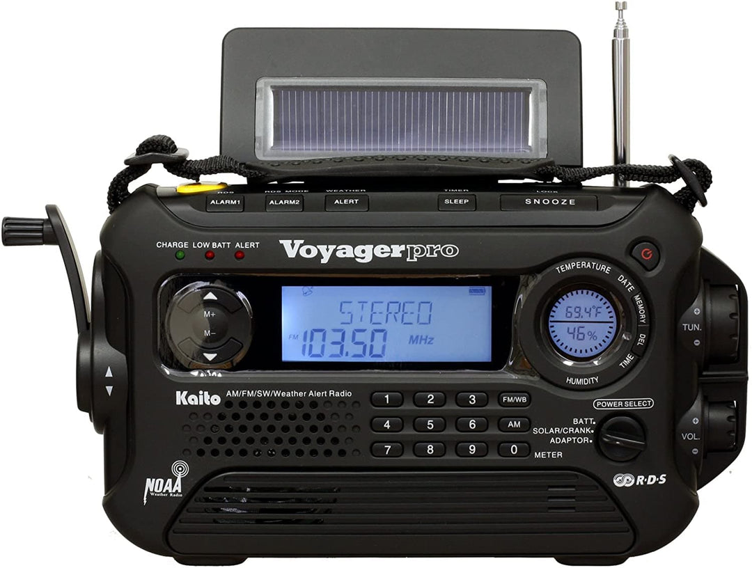 Kaito Voyager Pro KA600 Digital Solar/Dynamo AM/FM/LW/SW