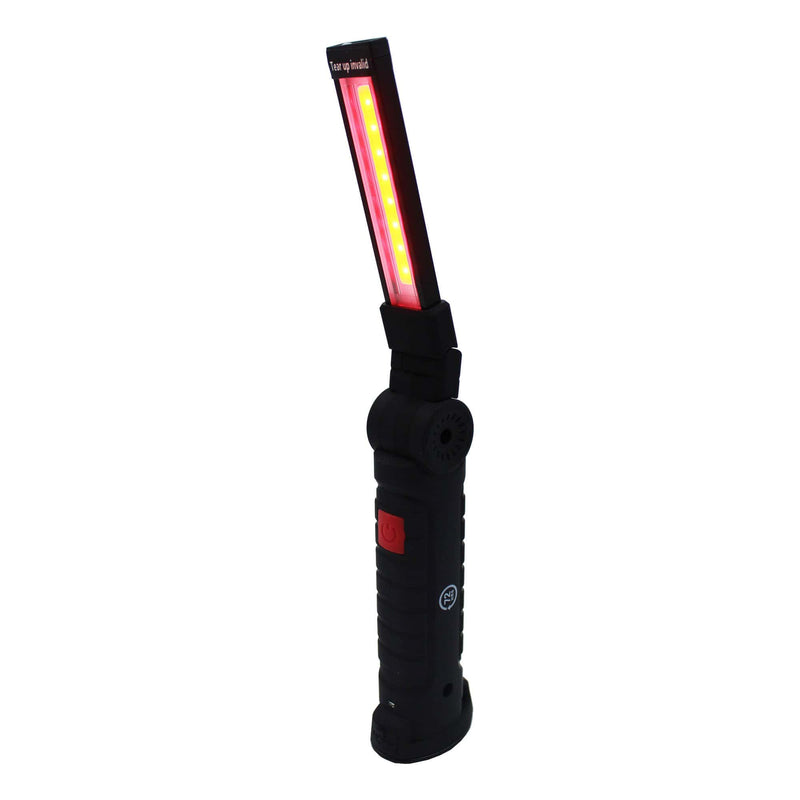 72HRS LED Work Light upright with red light on