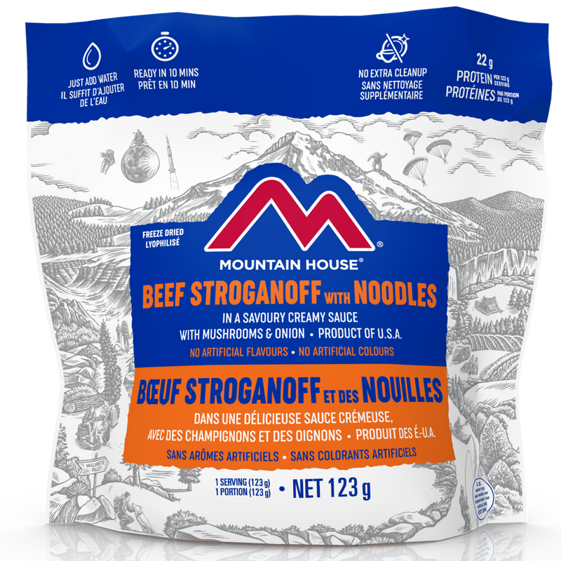 Mountain Beef Stroganoff with Noodles Pouch
