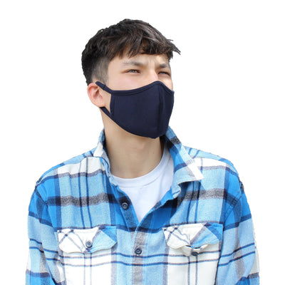Reusable Face Mask, 3-Layer, Navy Blue - Ready First Aid