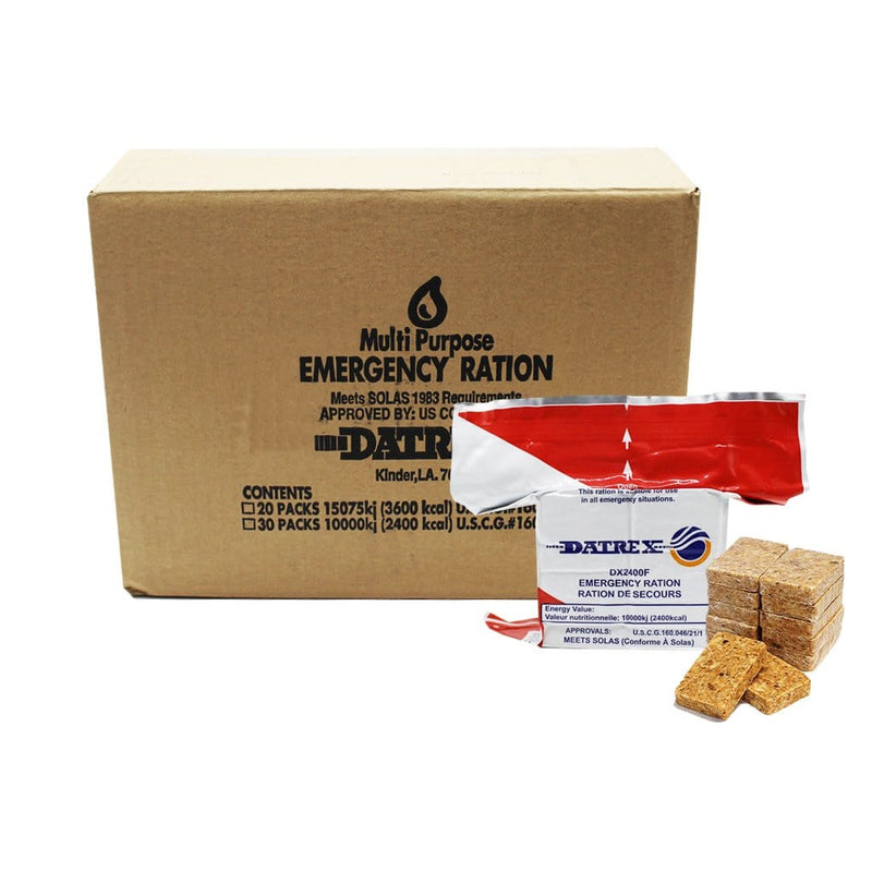 Datrex 2400 Calorie Emergency Food Ration case of 30