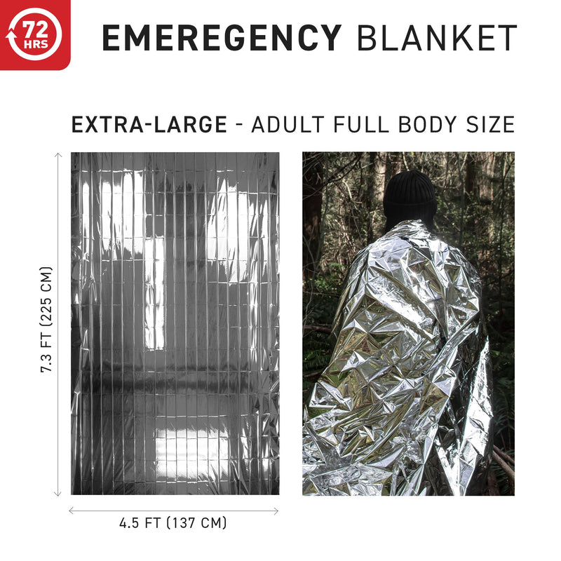 72HRS Extra Large Thermal Blanket dimensions