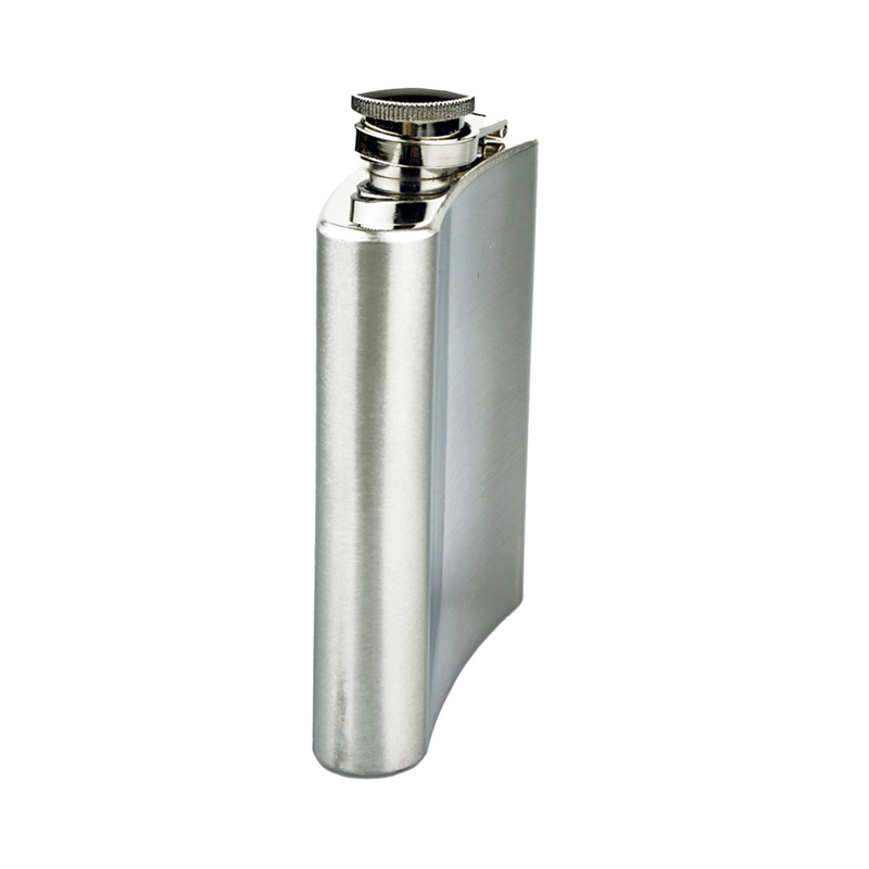 Stainless Steel 6oz Hip Flask side