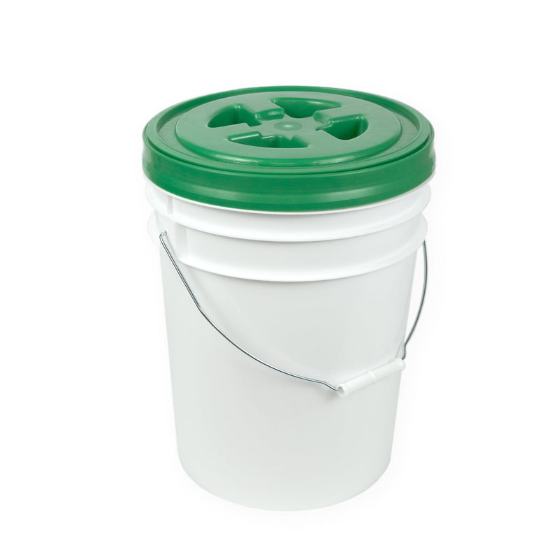 72HRS Dry Food Storage Container with 5 Gallon Bucket and Ready Seal Lid - Green