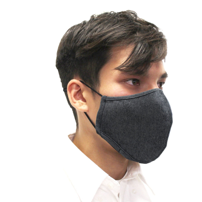 Reusable Face Mask, 3-Layer, Grey, V2 - Ready First Aid