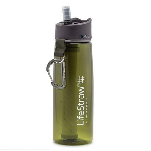 Green LifeStraw Go Water Bottle, 22 oz