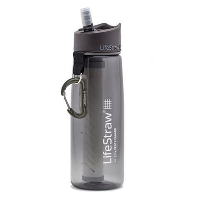 Grey LifeStraw Go Water Bottle, 22 oz
