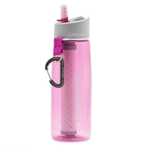 Pink LifeStraw Go Water Bottle, 22 oz