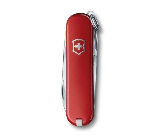 ruby Swiss Army Knife, Classic SD - Victorinox upright