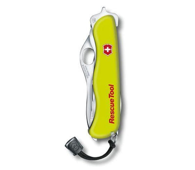stayglow Swiss Army Knife, Rescue Tool - Victorinox upright with keychain strap