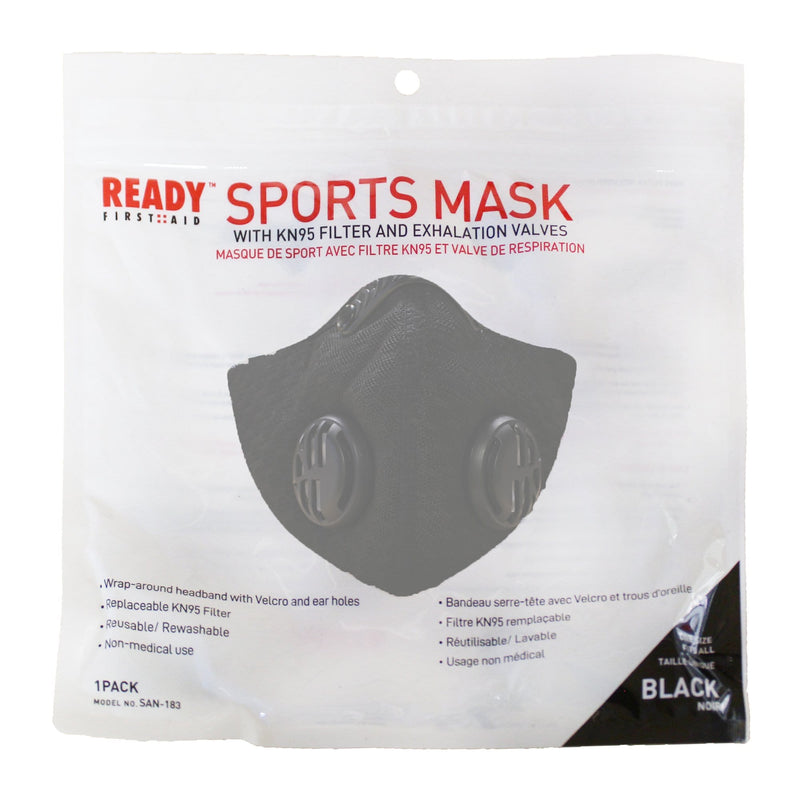 Sports Mask with KN95 Filter and Exhalation Valves