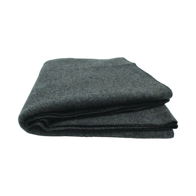 Wool Blanket (Gray Colour) (90% Wool), 66" x 90" - Ready First Aid™ folded