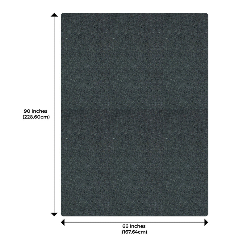 Wool Blanket (Gray Colour) (90% Wool), 66" x 90" - Ready First Aid™ - Dimensions