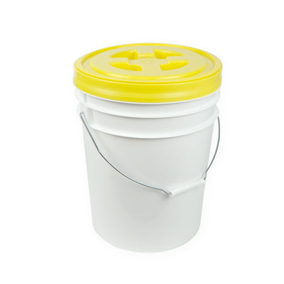 72HRS Dry Food Storage Container with 5 Gallon Bucket and Ready Seal Lid - Yellow