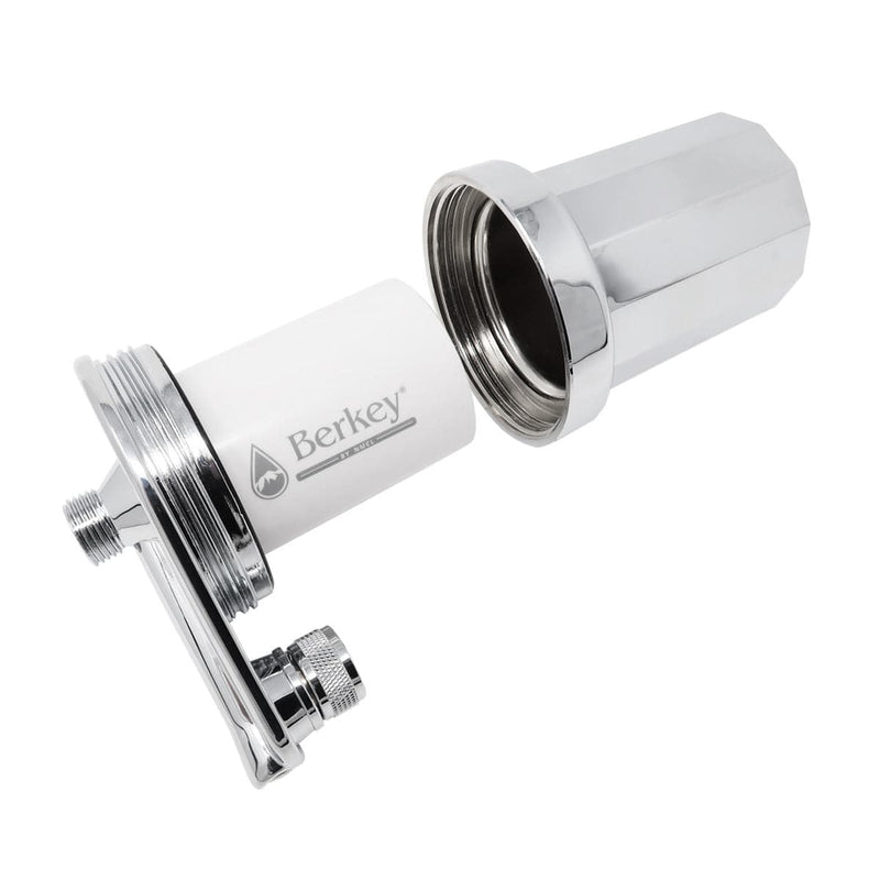 Berkey inline shower filter diassembled