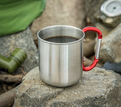 stainless steel camping mug 300ml outdoors