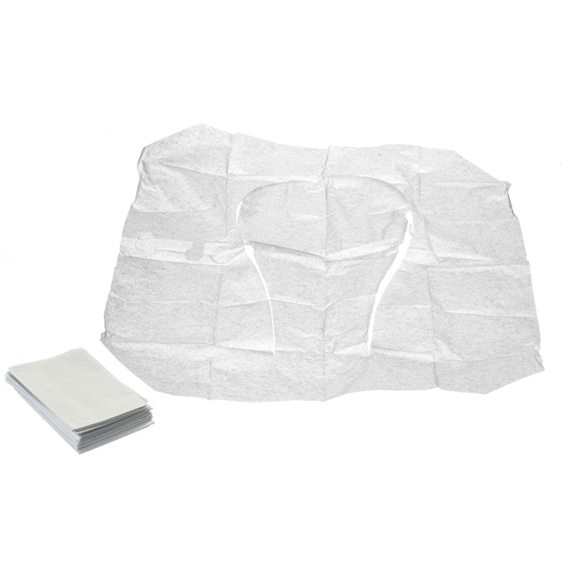 Disposable Toilet Seat Covers opened and folded