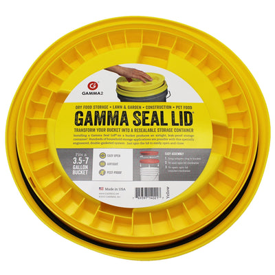Gamma Seal Lid - Yellow (3.5 to 7.9 Gallon Bucket) under
