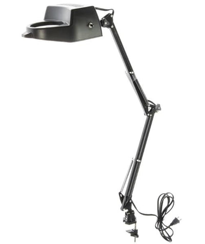 Magnifying Lamp with Clamp Black (2x-Swing Arm)