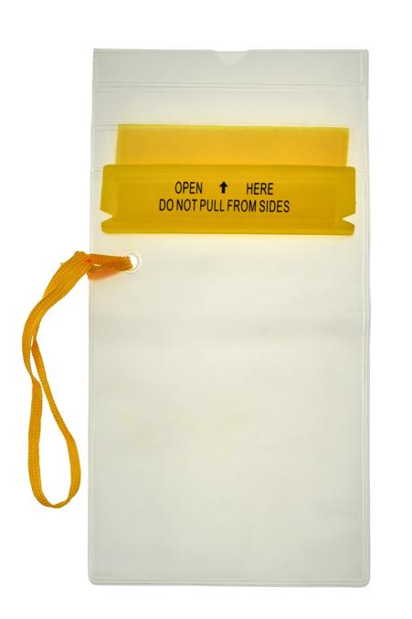 Waterproof Resealable Storage Pouch (5-Inch X 7 1/4-Inch) PVC Material