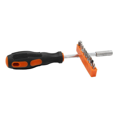 Screwdriver with 9pc Screw Cord